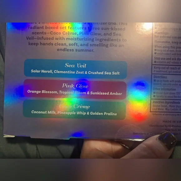 Scentsy Tropical Glow Collection Hand Sanitizers - Picture 2 of 2